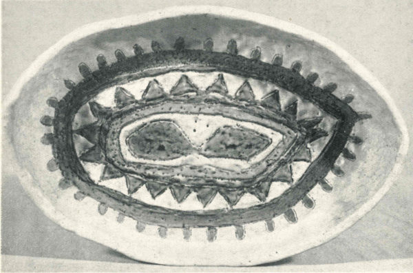 Jolanda Schiavi, Ciotola In Bianco E Blu, 1955